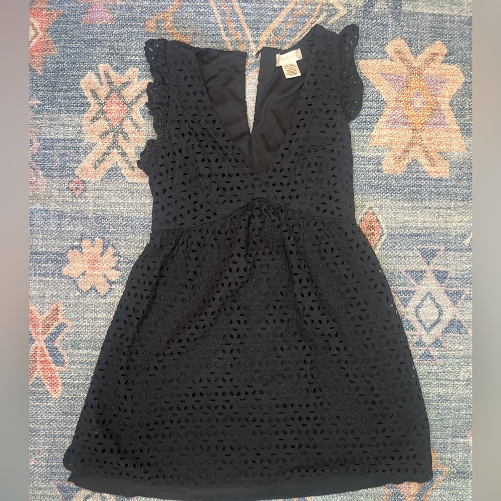 Altar'd State Black Eyelet Dress